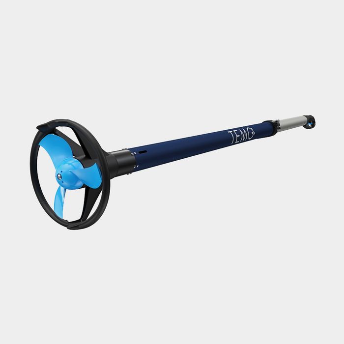 Motor elétrico para barco Temo T450, 450 W, 130 – 170 cm comprimento de haste ajustável, com bateria integrada (11.6 Ah, lítio)