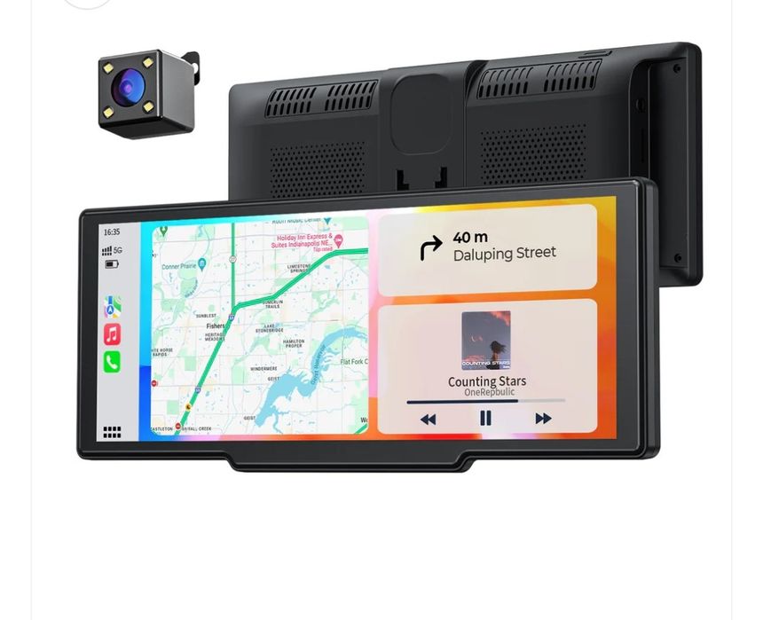 Android Carplay do samochodu z kamerą