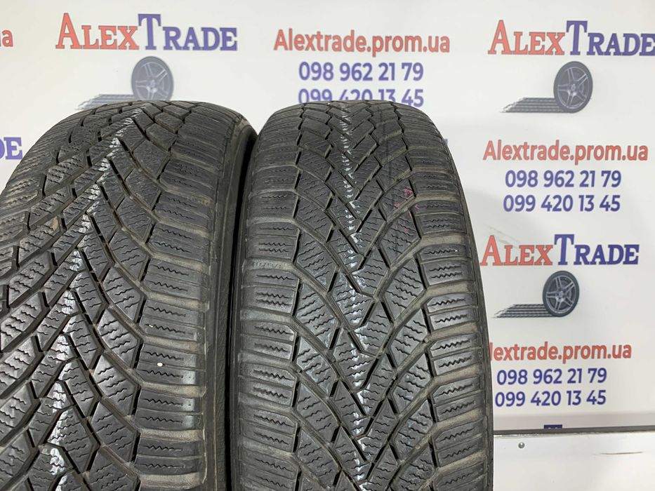 2шт 185/60 R15 Continental WinterContact TS850 зимові шини вживані
