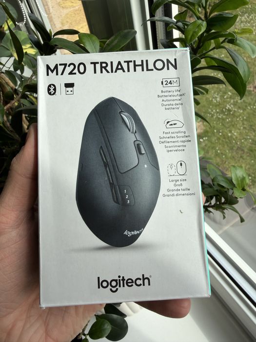 Myszka bezprzewodowa Logitech M720 Triathlon sensor optyczny