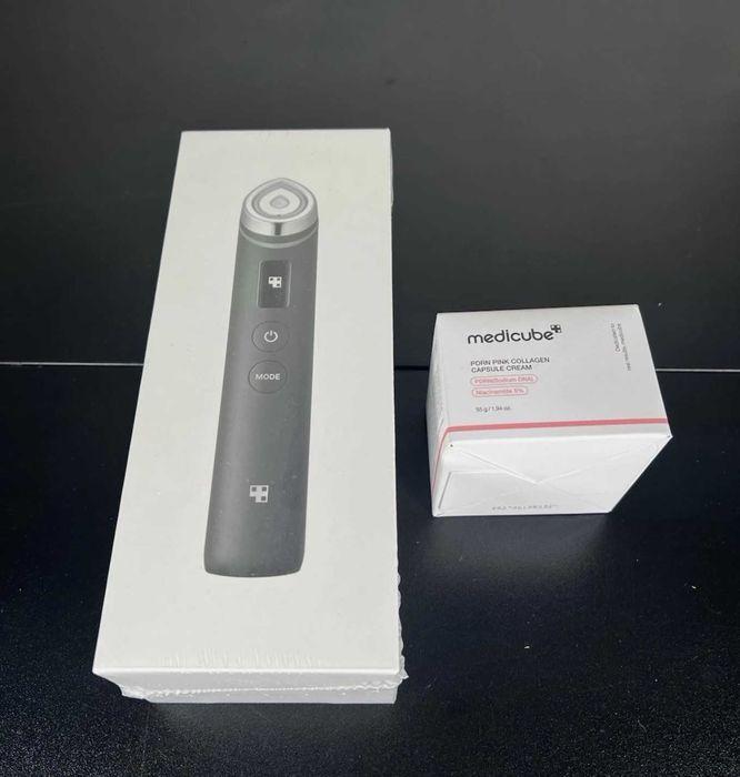 Medicube Age-R Booster Pro Black + крем (новий, запакований, в наявності)