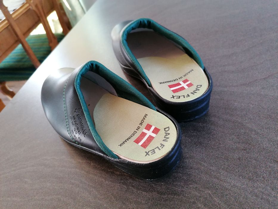 Oryginalne duńskie buty, klapki, hodaki