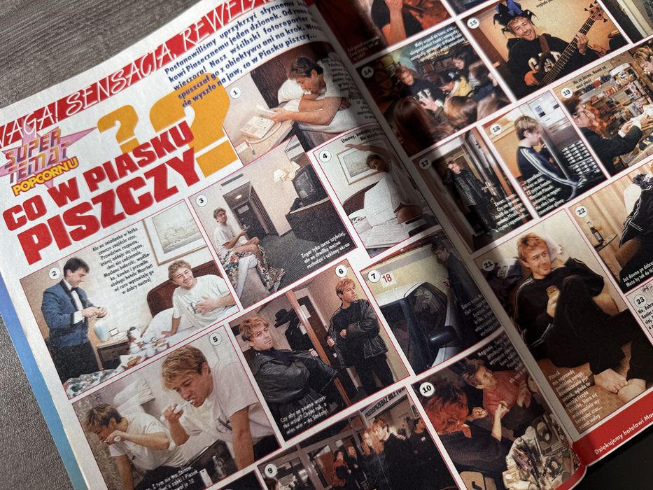 Gazeta POPCORN nr 2, luty 1998, Mel B, Andrzej Piaseczny