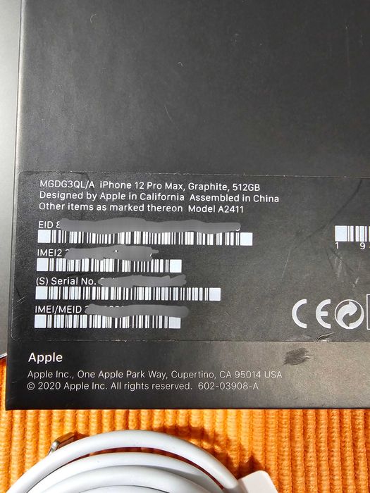 Iphone 12PRO MAX 512GB. Excelente.  86% Bateria