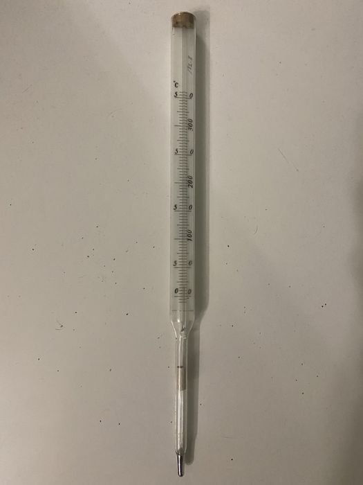 Градусник,термометр ртутный СССР от 0 до 350.