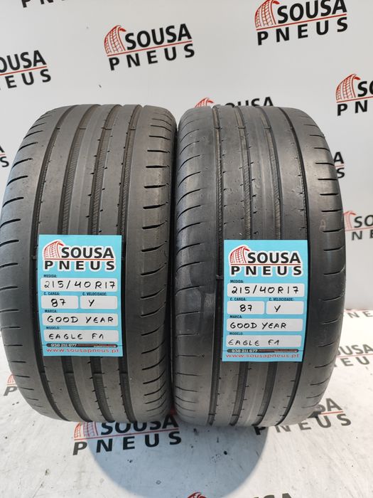 2 pneus semi novos 215-40R17 Good year - Oferta dos Portes