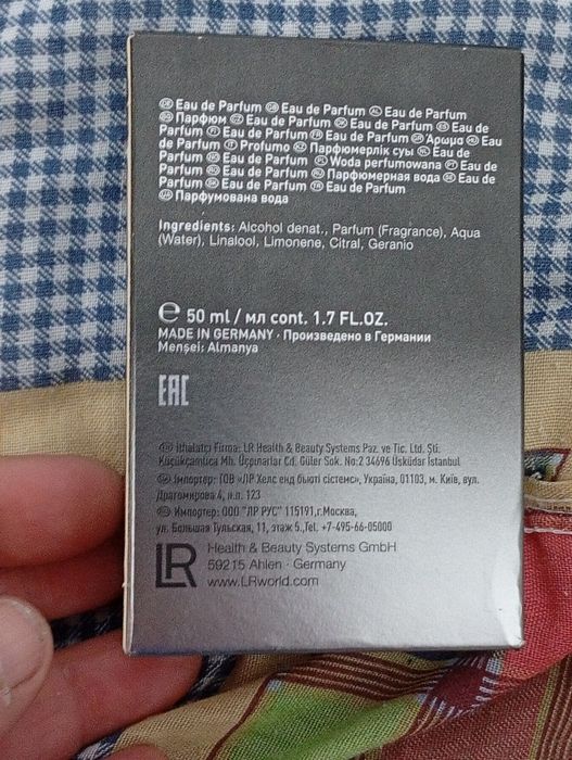 Meu Eau de Parfum for men novo em caixa