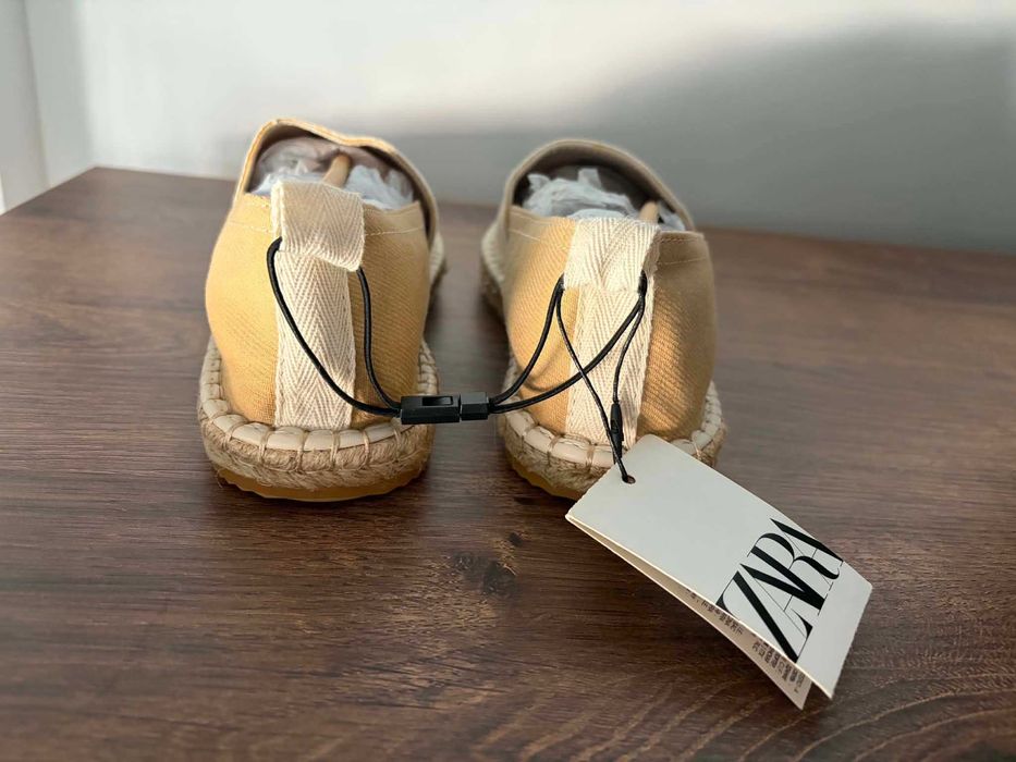 Alpergats combinada zara man sapatos verao alpercatas 40 castanhas