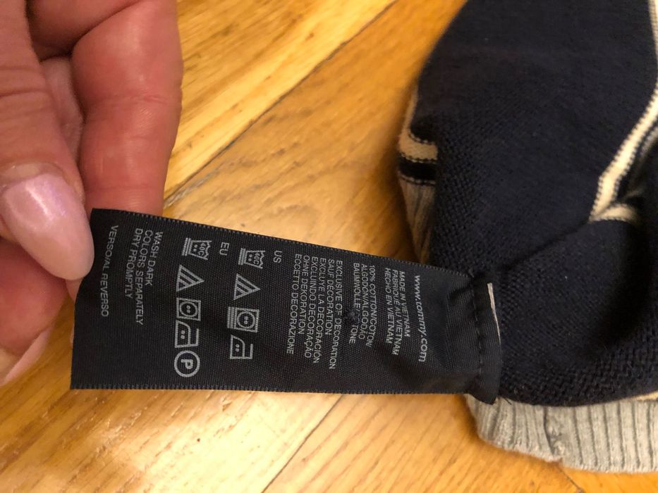 Męski sweter w paski tommy hilfiger XXL