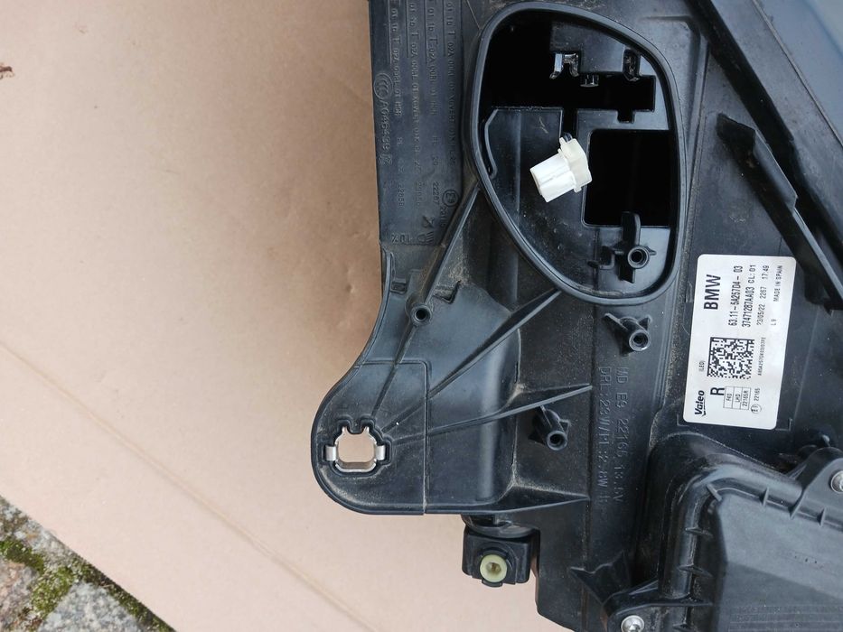 Lampa FULL Led Prawa Prawy BMW F40 CZARNA Shadow Line