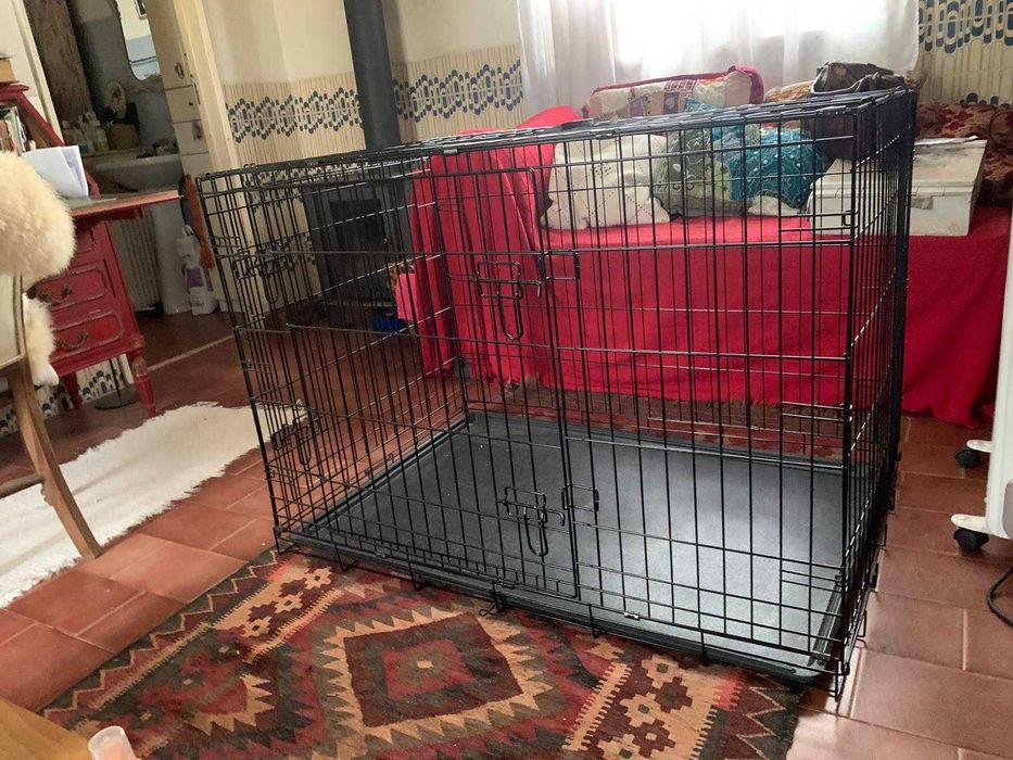 Jaula / Parque /Caixa metal, transportadora para cão ou gato