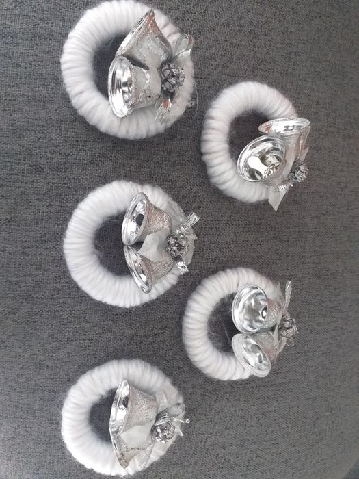 Argolas de guardanapos de Natal