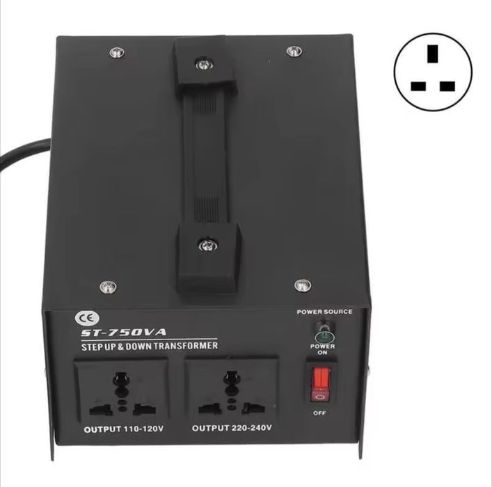Трансформатор понижуючий/підвищуючий 220/240V - 110/120V 750W