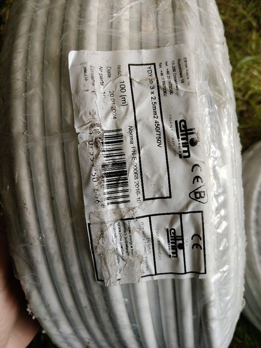 Sprzedam przewód ydy zo 3*2,5mm