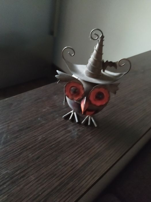 Металева фігурка Сова 15/10 сантиметрів