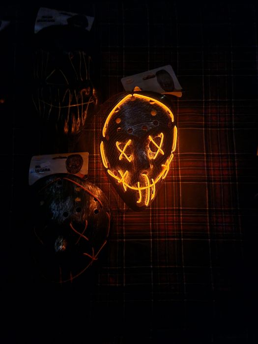 Máscaras de Halloween/Carnaval com luz