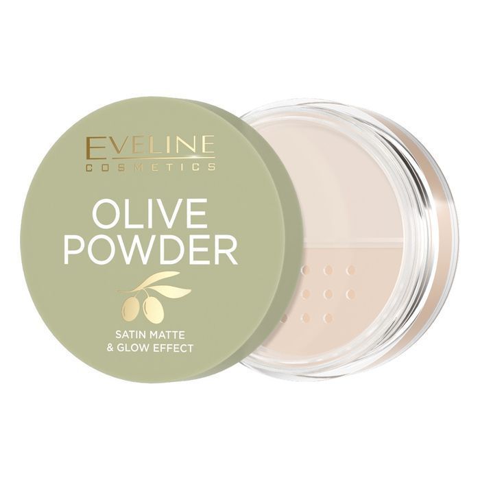Eveline Olive puder sypki z ekstraktem z liści i nasion oliwki 8g
