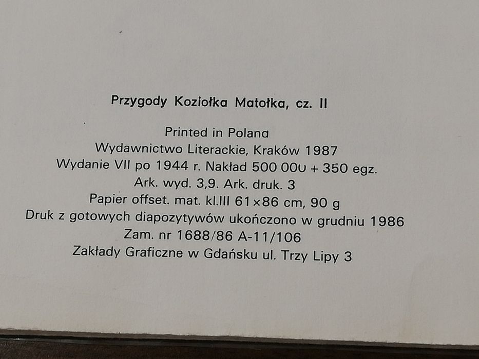 Koziołek Matołek 2 księga przygód