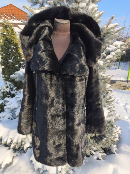 Ог 108! Шикарна норкова шуба капюшон кобра 44-46-48