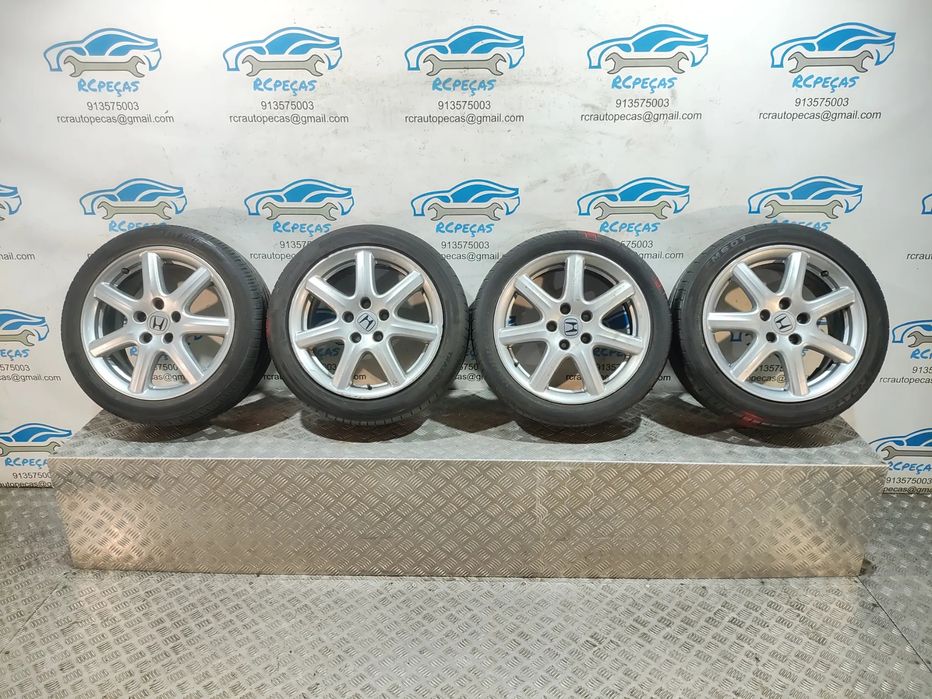 Conjunto Jantes 17 Originais Honda Civic 8 VIII FK 7J ET55 5x114,3J