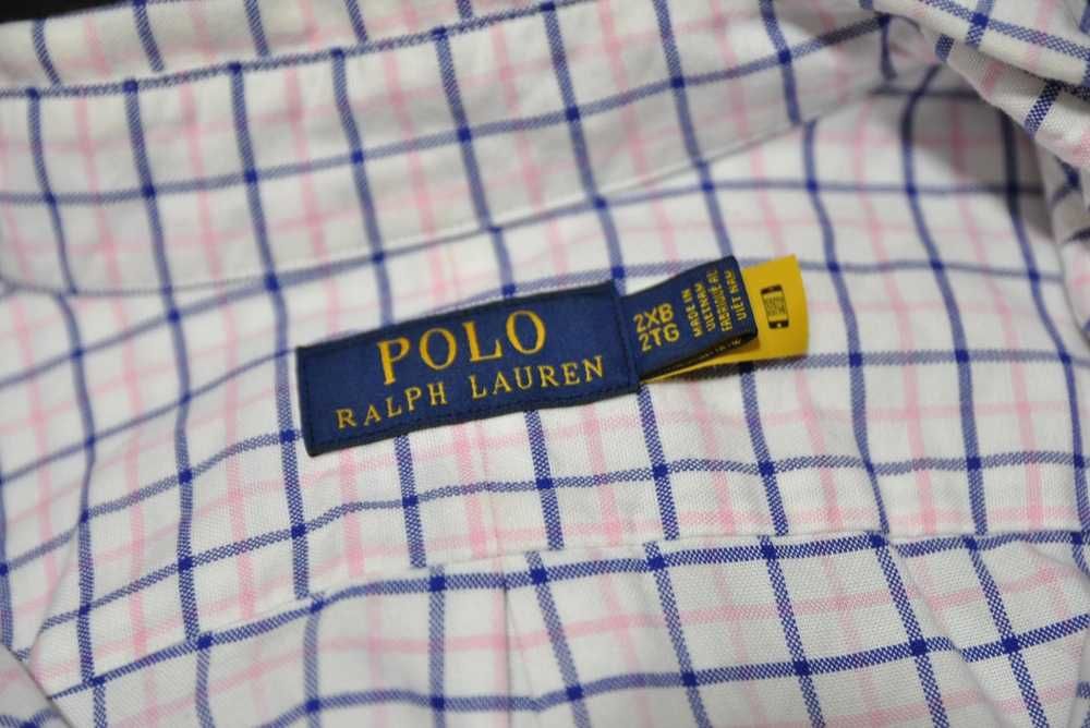 RALPH LAUREN 2XL koszula męska classic fit krata i3 xxl