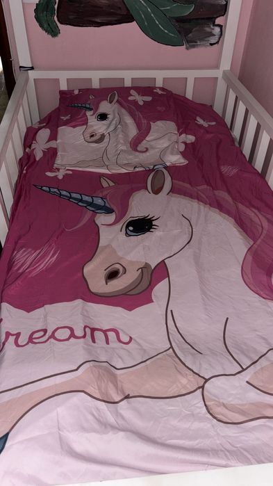 Capa de endredom do unicórnio