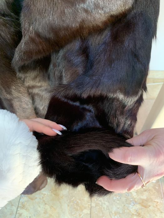 Шуба натуральна з нутрії