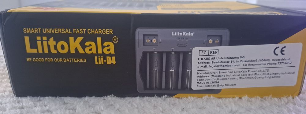 Carregador de baterias LiitoKala Lii-D4