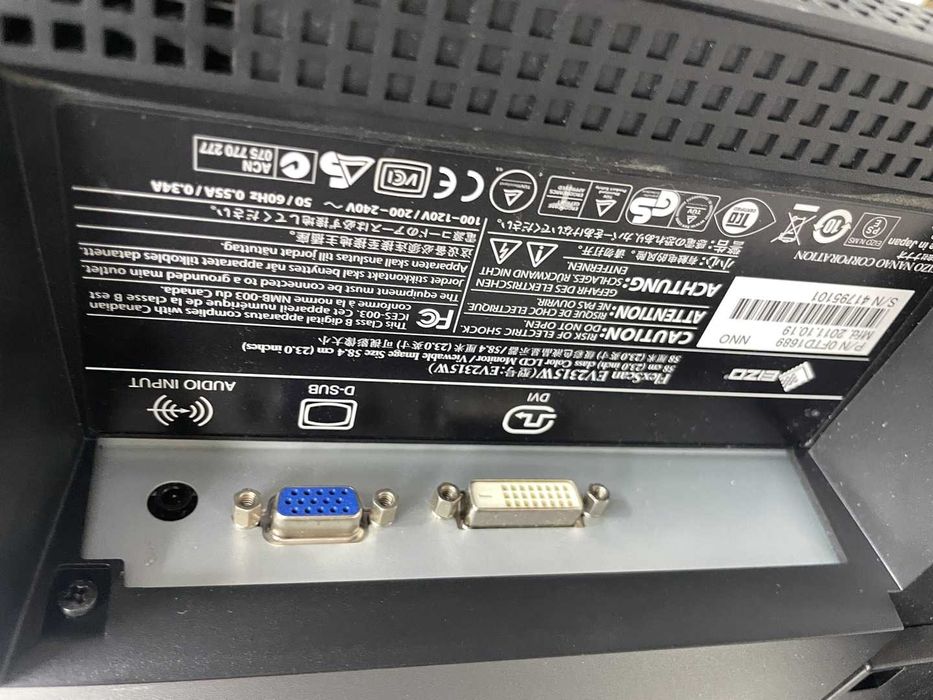 Монитор профессиональный LED 23" Eizo EV2315W, FullHD, с колонками