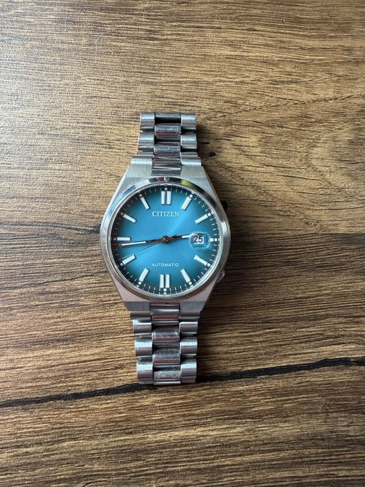 Citizen Tsuyosa Automatic z turkusową tarczą