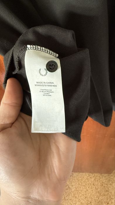 Polo Fred Perry verde tamanho L