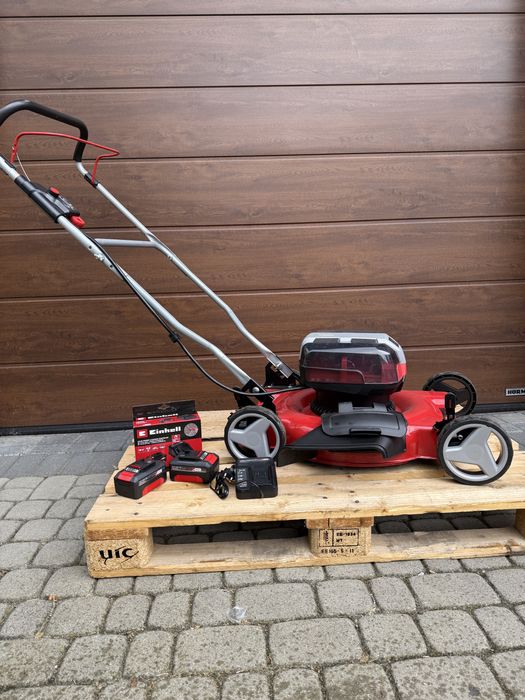 Kosiarka 48cm do mulczowania aku 2x4ah einhell ge-cm 36/48 M li