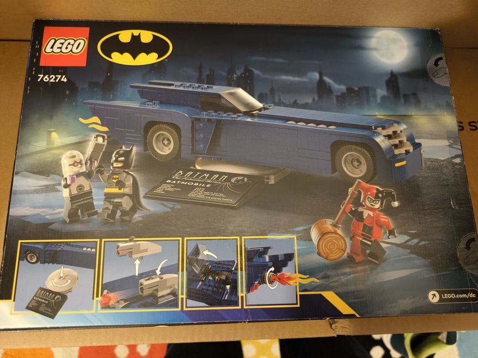 LEGO 76274 DC Batman com Batmóvel vs. Harley Quinn e Mr. Freeze