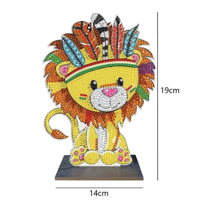 Алмазна мозаїка Лев