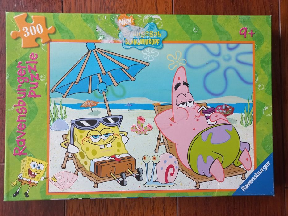 Puzzle Ravensburger Spongebob 300 el NIEKOMPLETNE