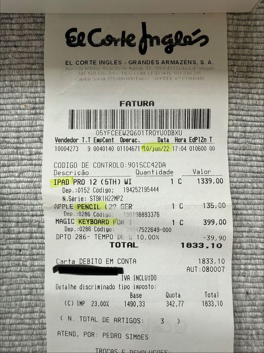Apple iPad Pro 12,9 polegadas (5ª geração) Wi-Fi – Cinza Espacial – E505076852426680324