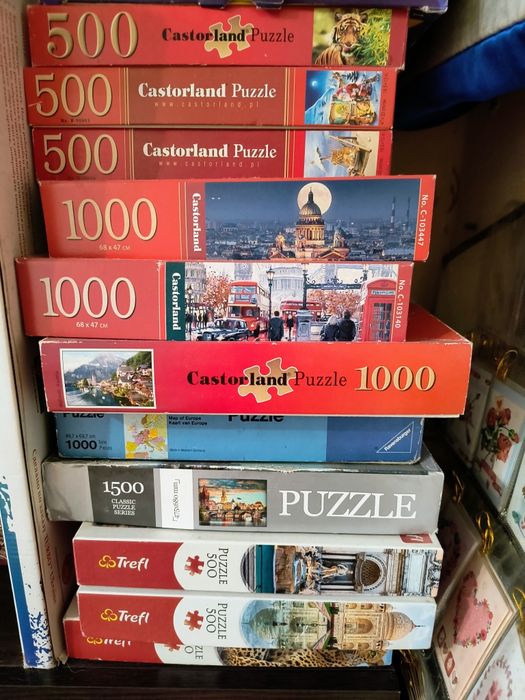 Продам пазли, різні