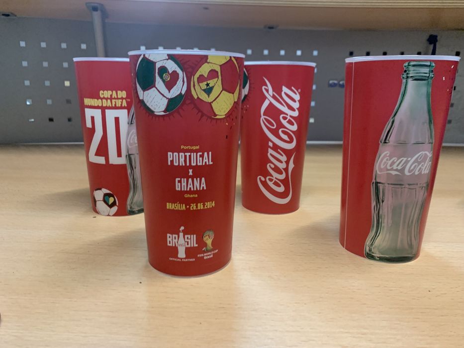 Copos coleção Coca Cola - mundial fifa Brasil