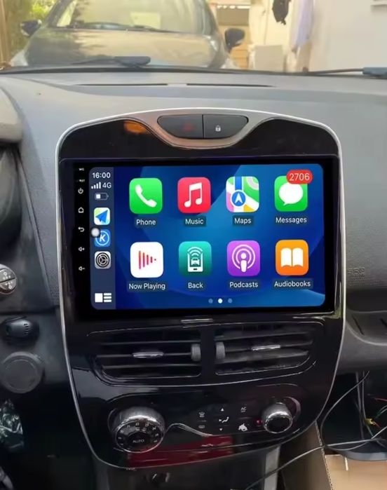 Rádio Android 14 com GPS Renault Clio 4 (Novo)