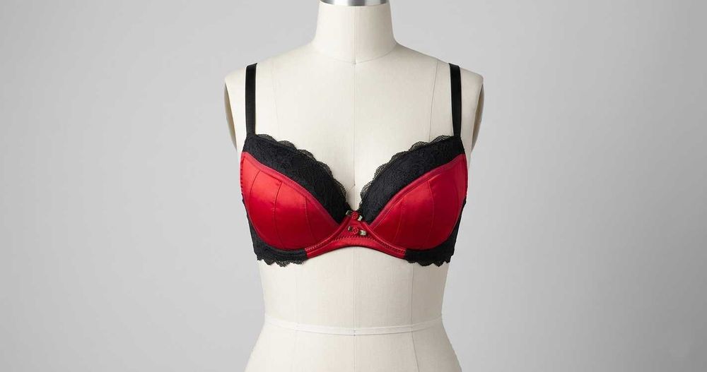 Sutiã preto e vermelho La Senza