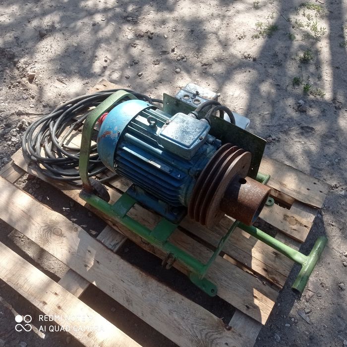 Silnik do Bąka 7,5kw 1455 obr kompletny