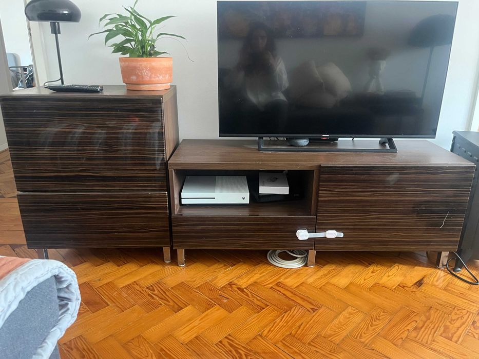 Móvel de TV Ikea Vintage - 2 peças