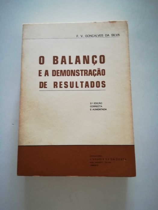 livro - O balanço e a demonstração de resultados