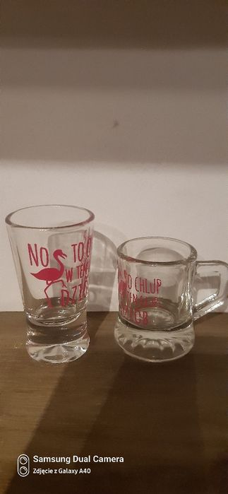 2 szt kieliszki kolekcjonerskie