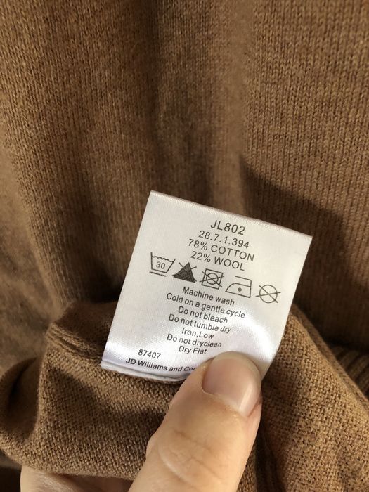 Wełniany sweter golf Williams & Brown 3XL
