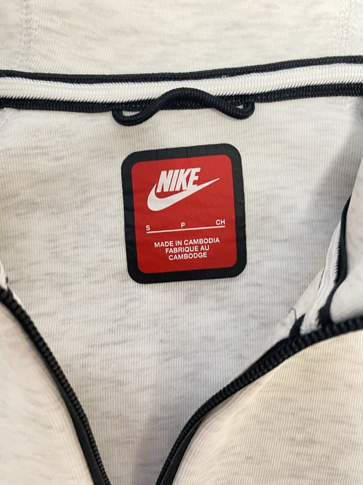 Толстовка мужская Nike Tech Fleece White