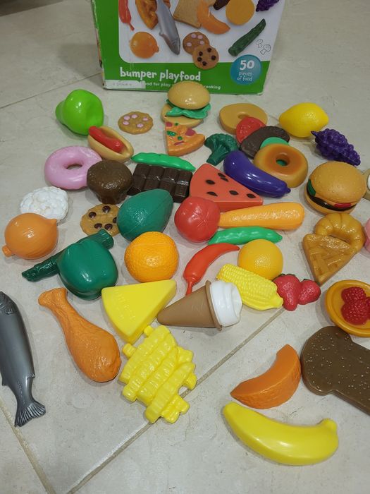 Ігровий набір пластик фігурок Їжа ELC bumper play food