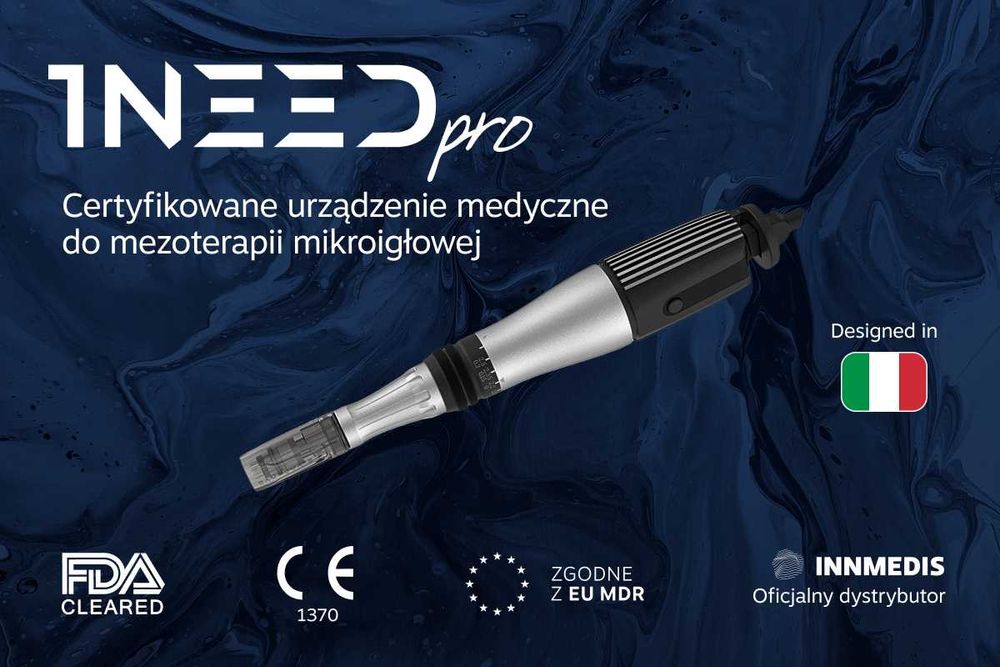 Dermapen, pen do mezoterapii mikroigłowej, 1 Need Pro