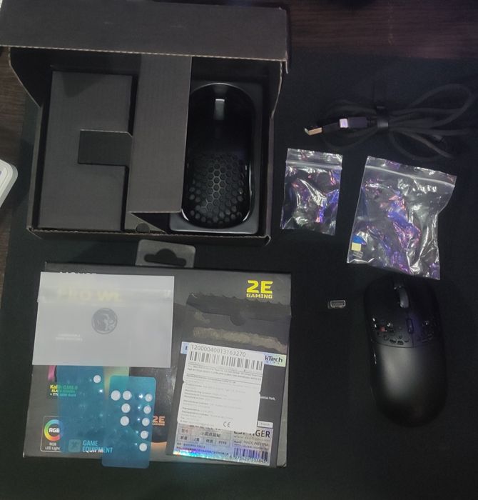 Бездротова ігрова мишка 2E Gaming HyperDrive Pro WL (Full set + Esports Tiger ICE V2)