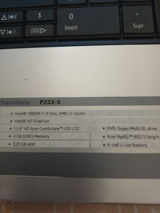 Computador Acer como novo 80€